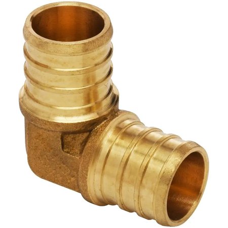 AMERICAN IMAGINATIONS 0.5 in. x 0.5 in. Lead Free Brass Pex 90 Elbow AI-35139